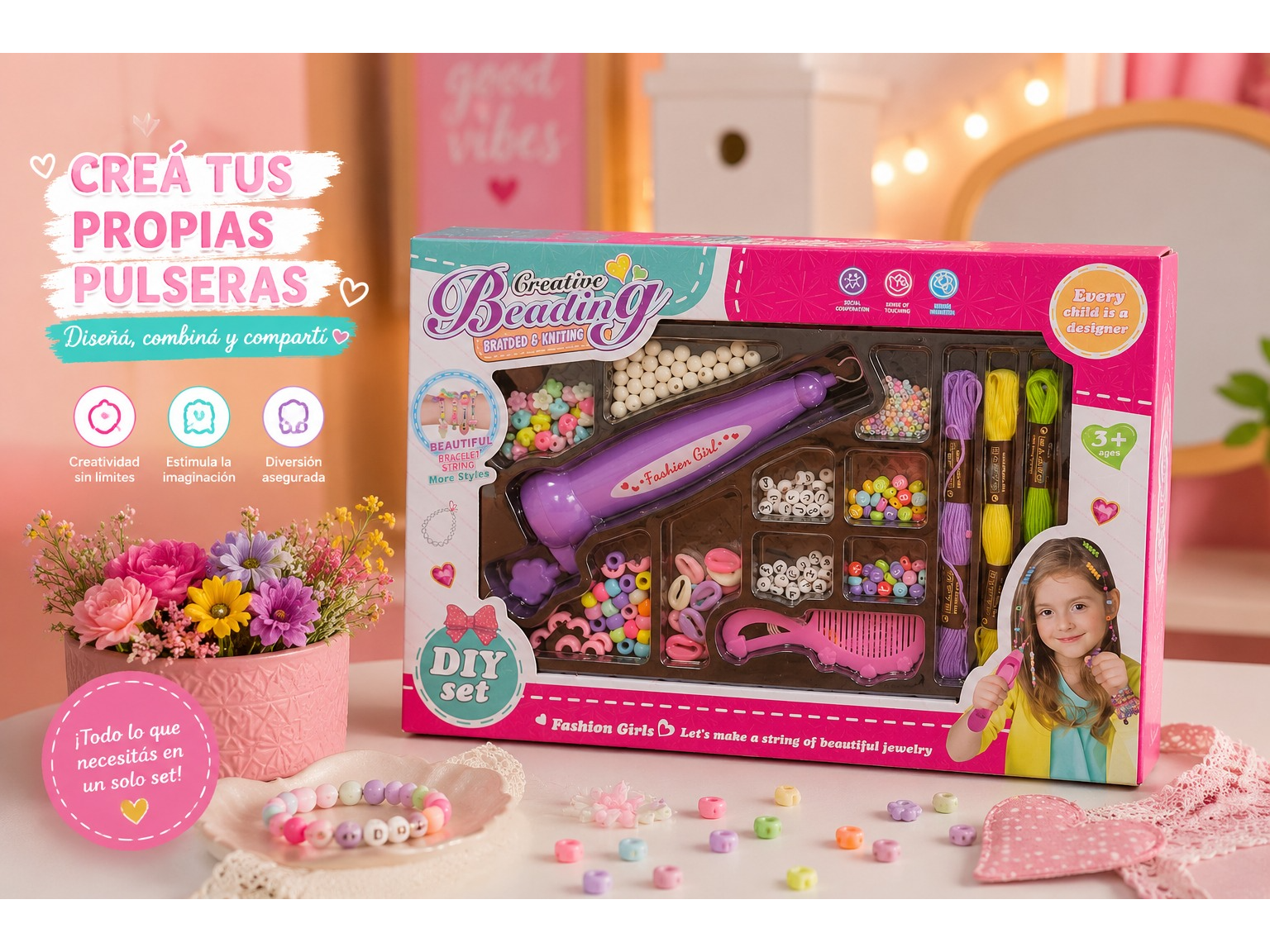 KIT DE BELLEZA "CREATIVE BEADING" - GX039317- COD.: 95