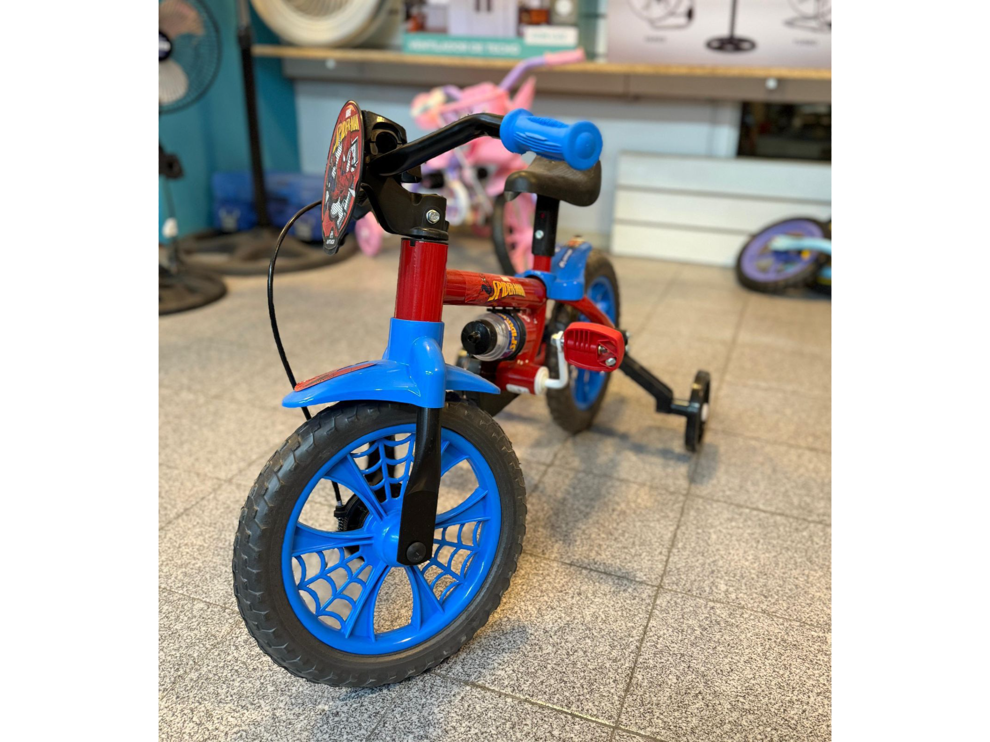 BICICLETA "SPIDERMAN" RODADO 12" - COD.: 93