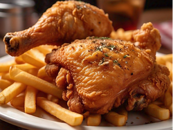 Pollo al horno con papas