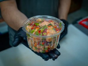 Ceviche de Salmón de Orient Sushi Rosario