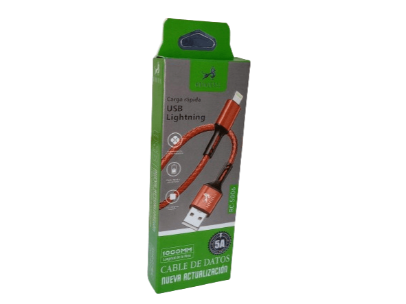 Cable tipo C mallado carga rapida