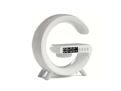 Parlante luna (cargador+reloj)