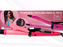 planchita y buclera para cabello