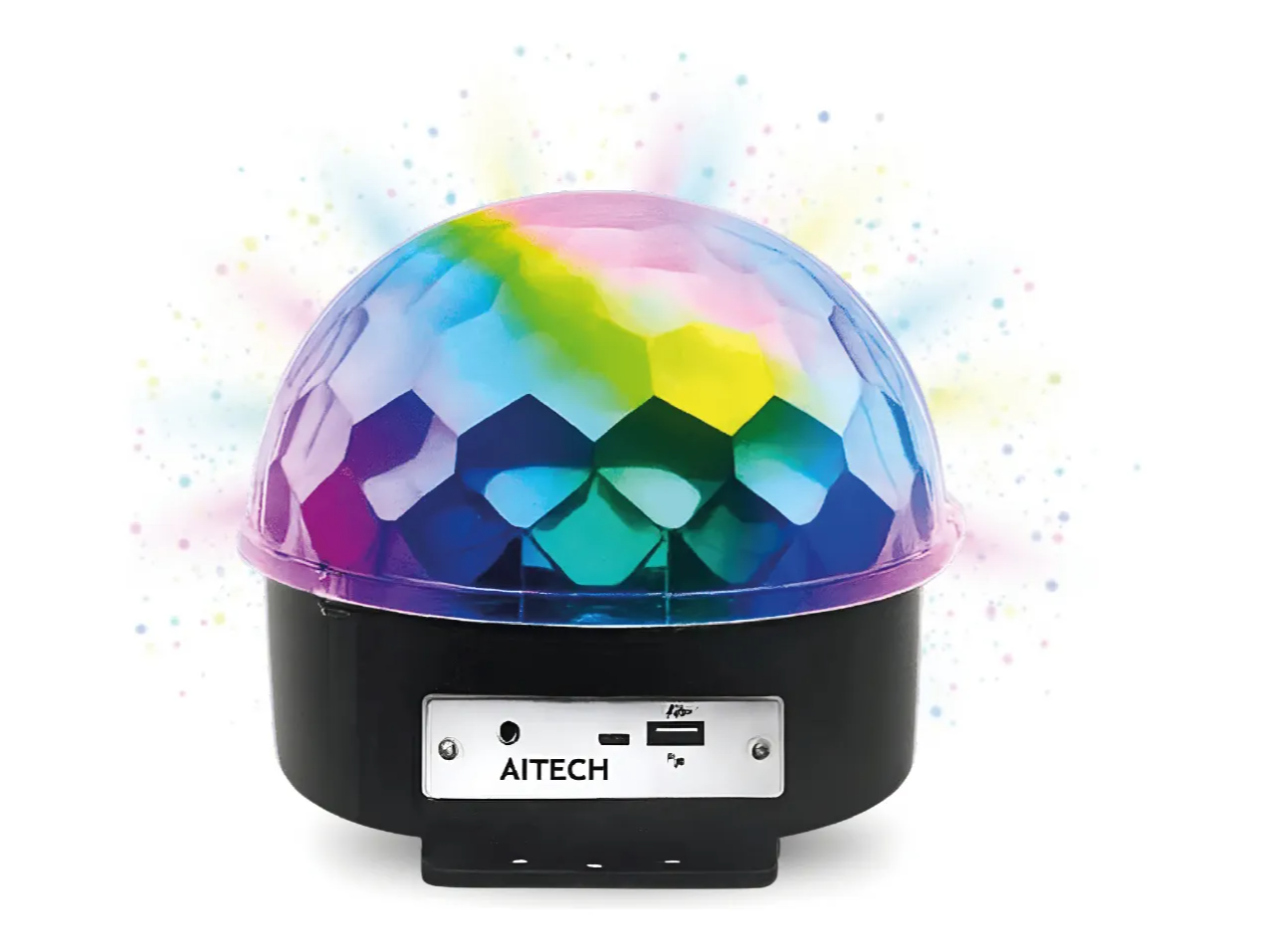 Esfera con luz y parlante