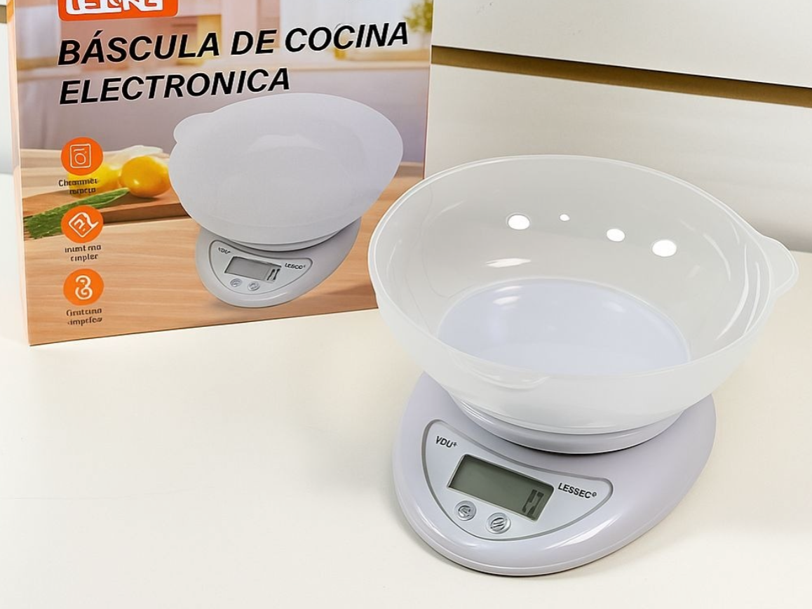 Balanza de cocina con bowl
