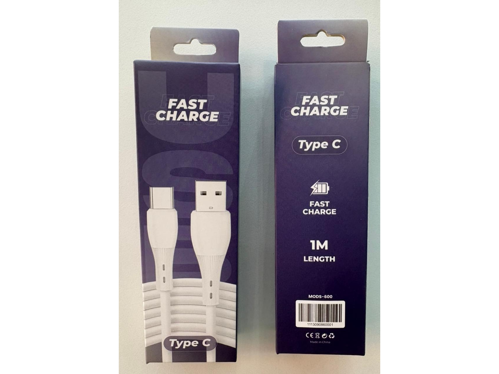 Cable tipo C fast charge