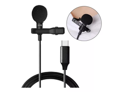 Microfono corbatero con cable tipo C