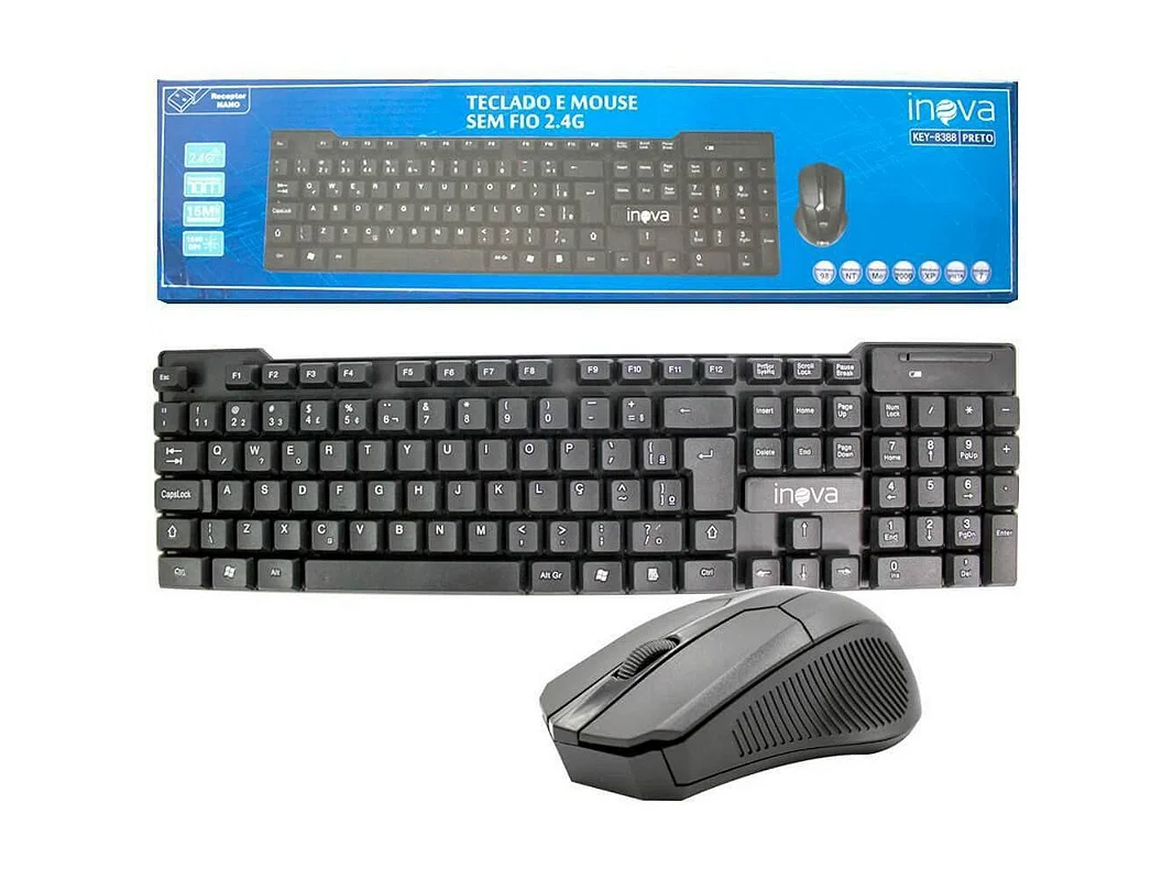 Teclado y mouse Inova