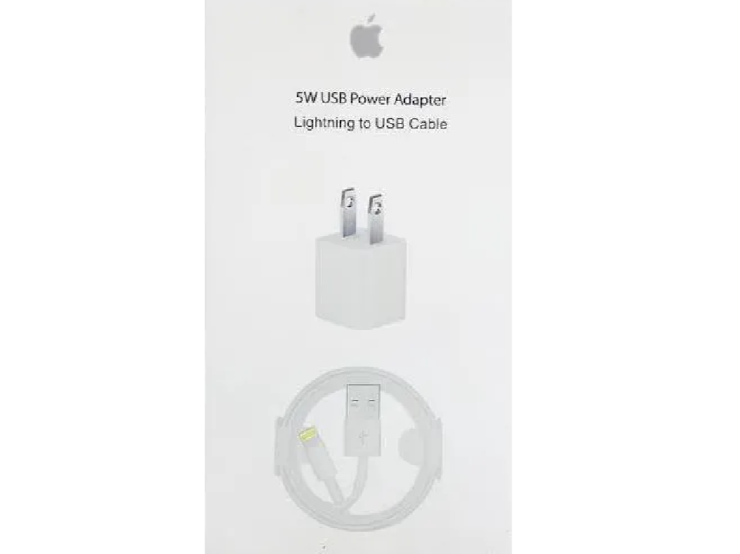 Cargador y cable Lightning