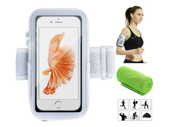 Funda para correr con bolsillo y cierre