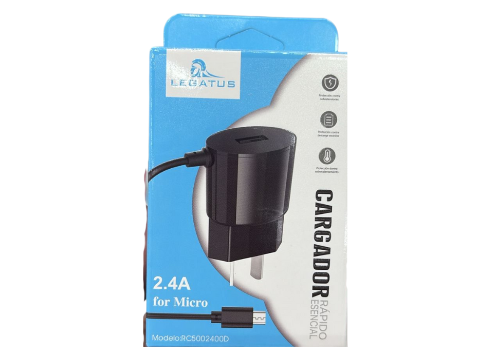 Cargador carga rapida V8