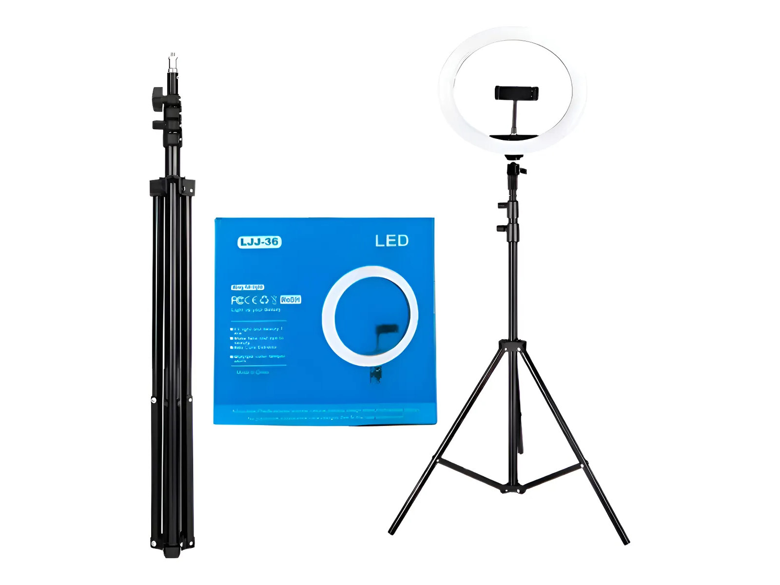 Aro de luz con tripode 36cm