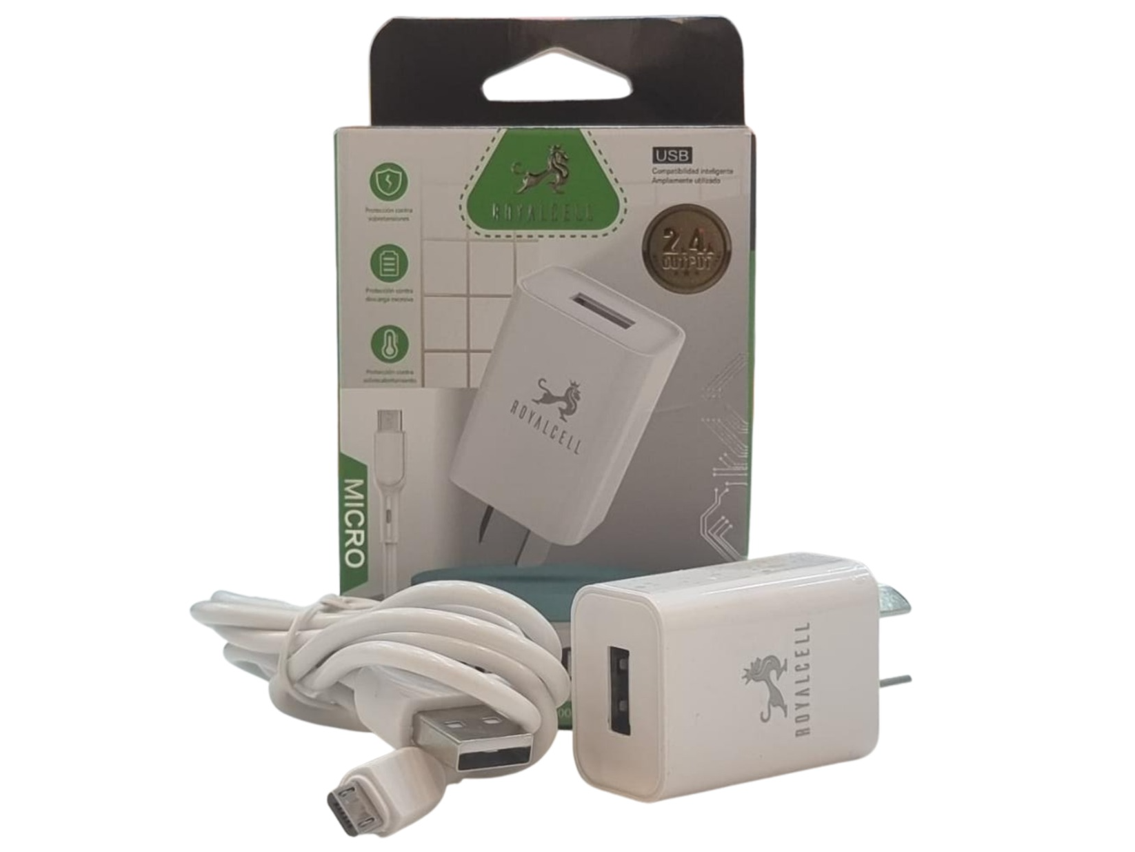 Royalcell carga rapida ficha tipo C