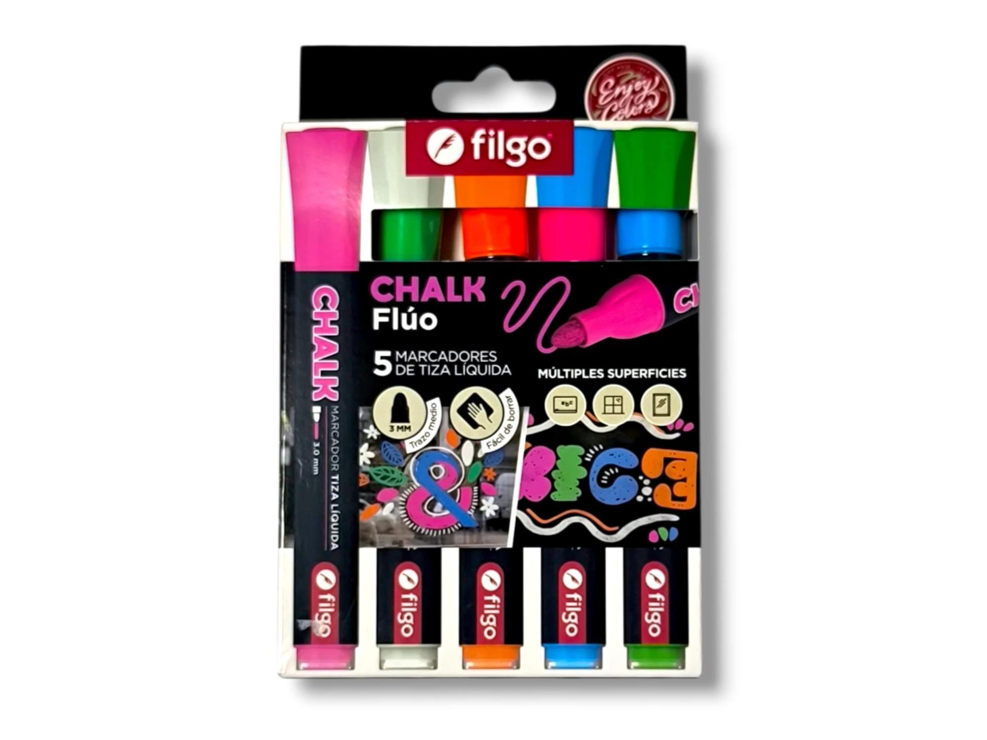 ▪️Chalk Flúo Maker (Vidrio)  ✍️