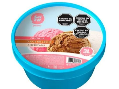 Americana/ dulce de leche / frutilla