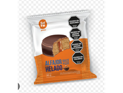 Alfajor helado negro