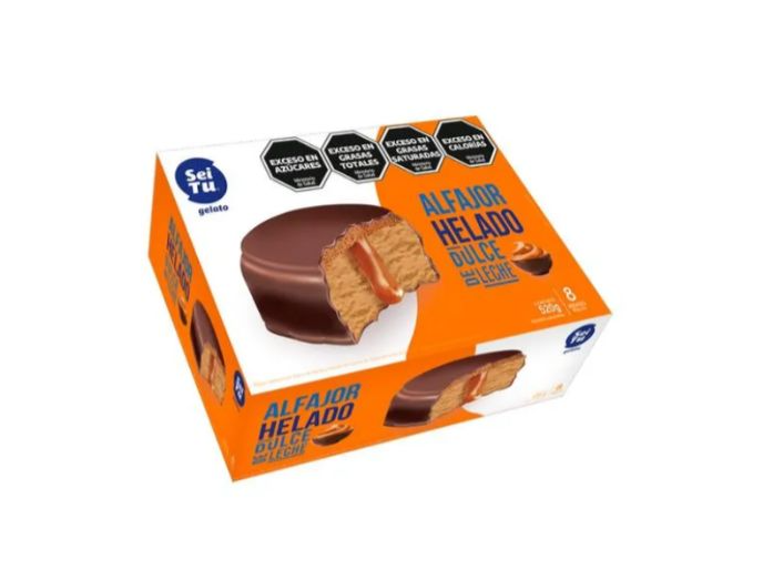 Alfajor negro x8u