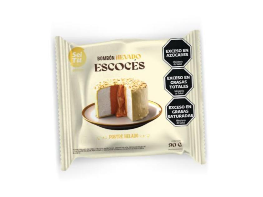 Bombon escoces nevado