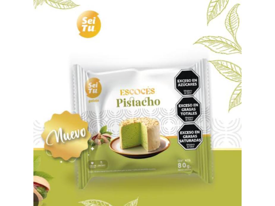 Bombon escoces pistacho