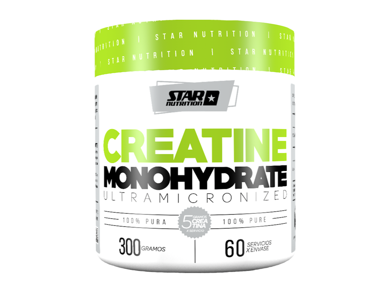 CREATINA MONOHIDRATO EEUU X 300 GRS TARRO