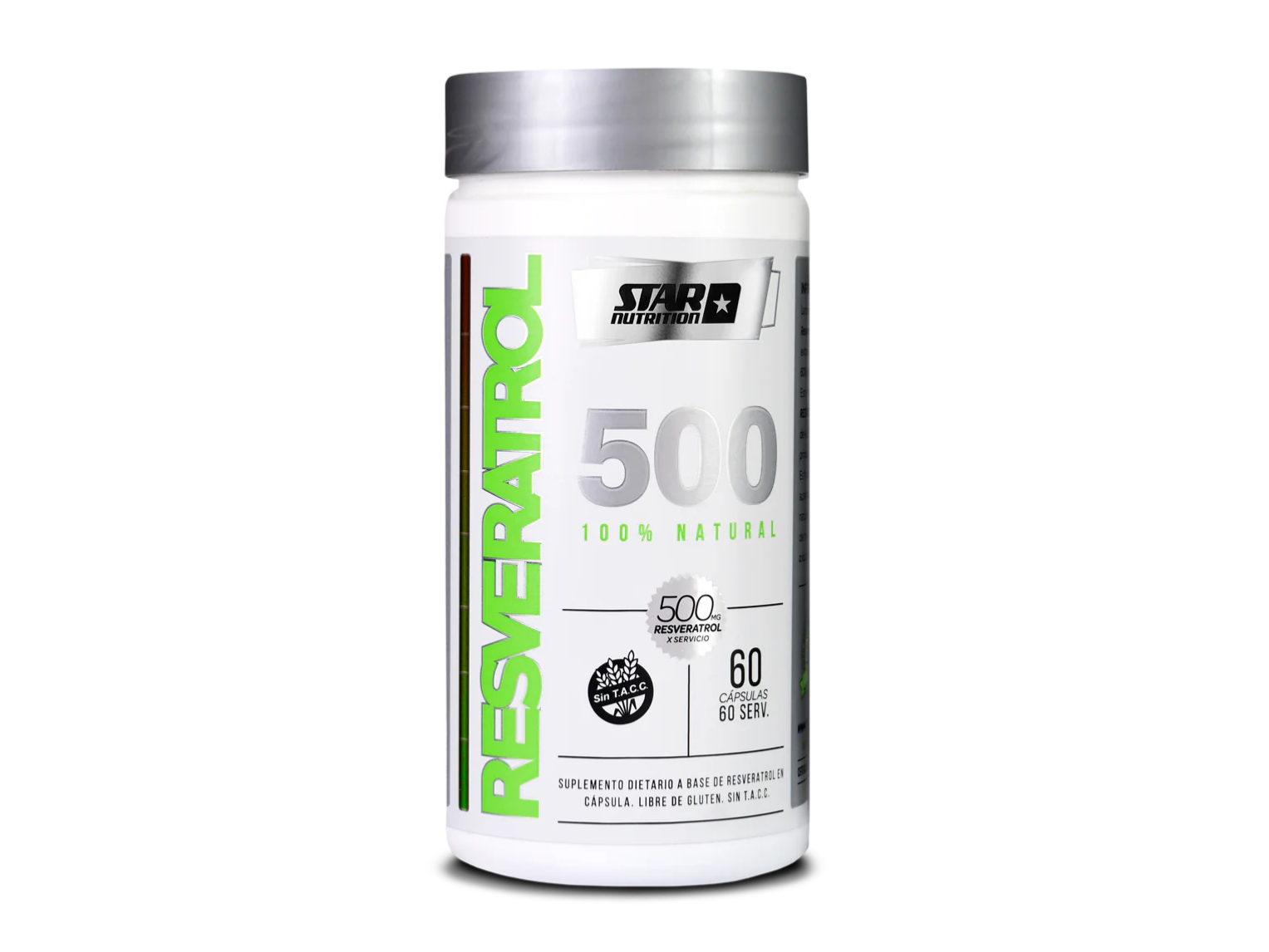 RESVERATROL 500 MG X 60 CÁPSULAS