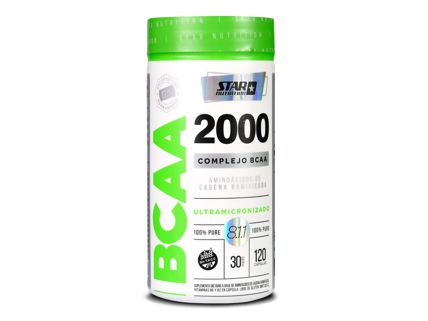BCAA 2000 X 120 CÁPSULAS