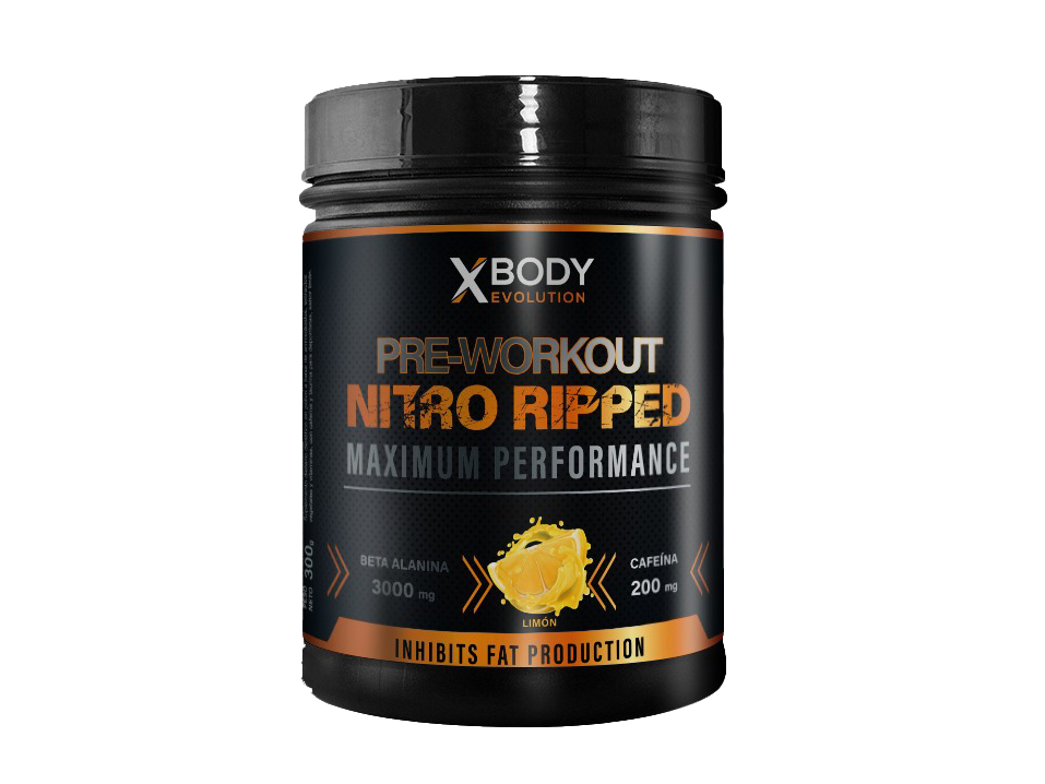 NITRORIPPED- Pre Entreno + Quemador X 300 GR
