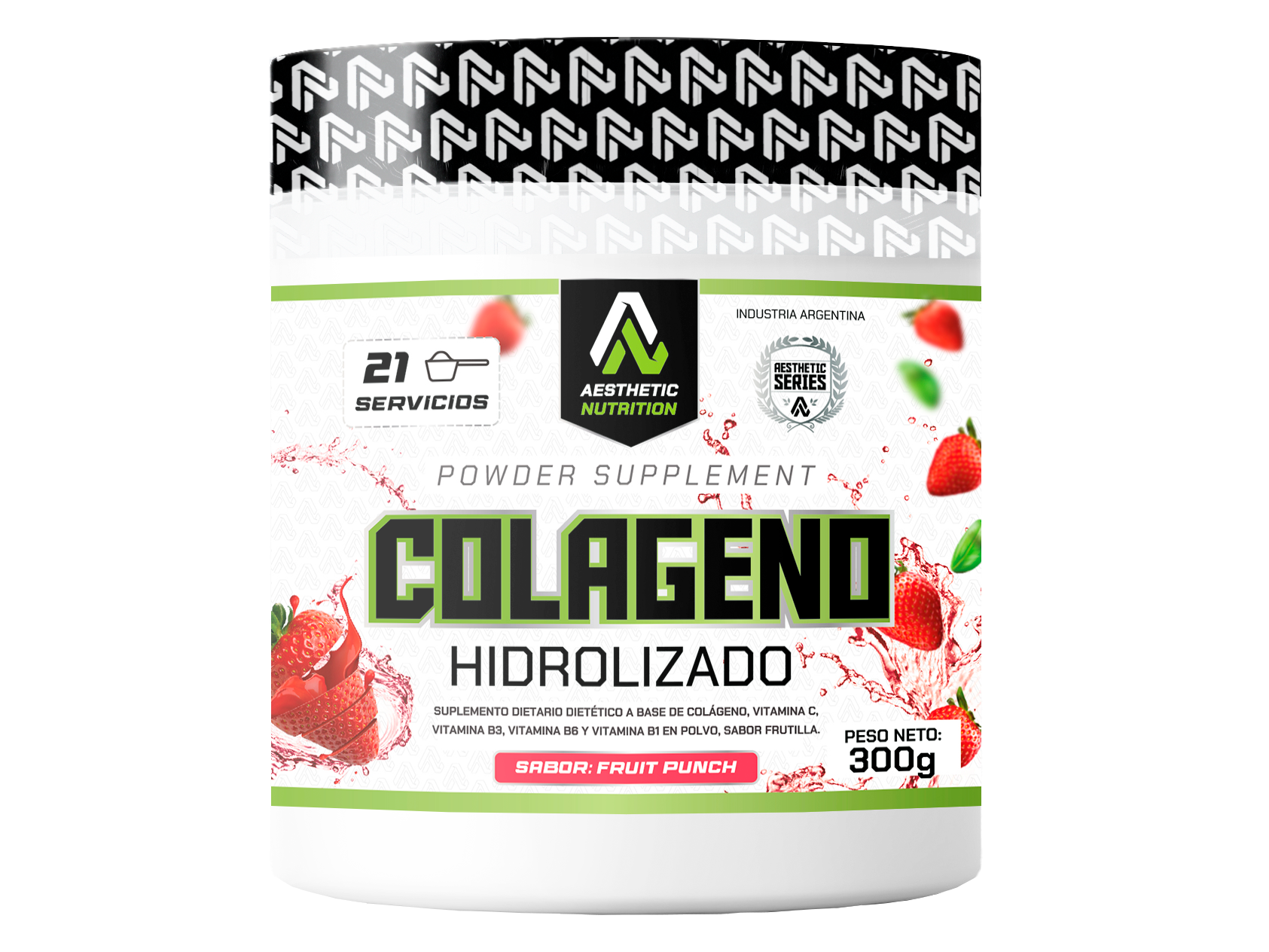 COLAGENO HIDROLIZADO X 300 GR RED FRUITS