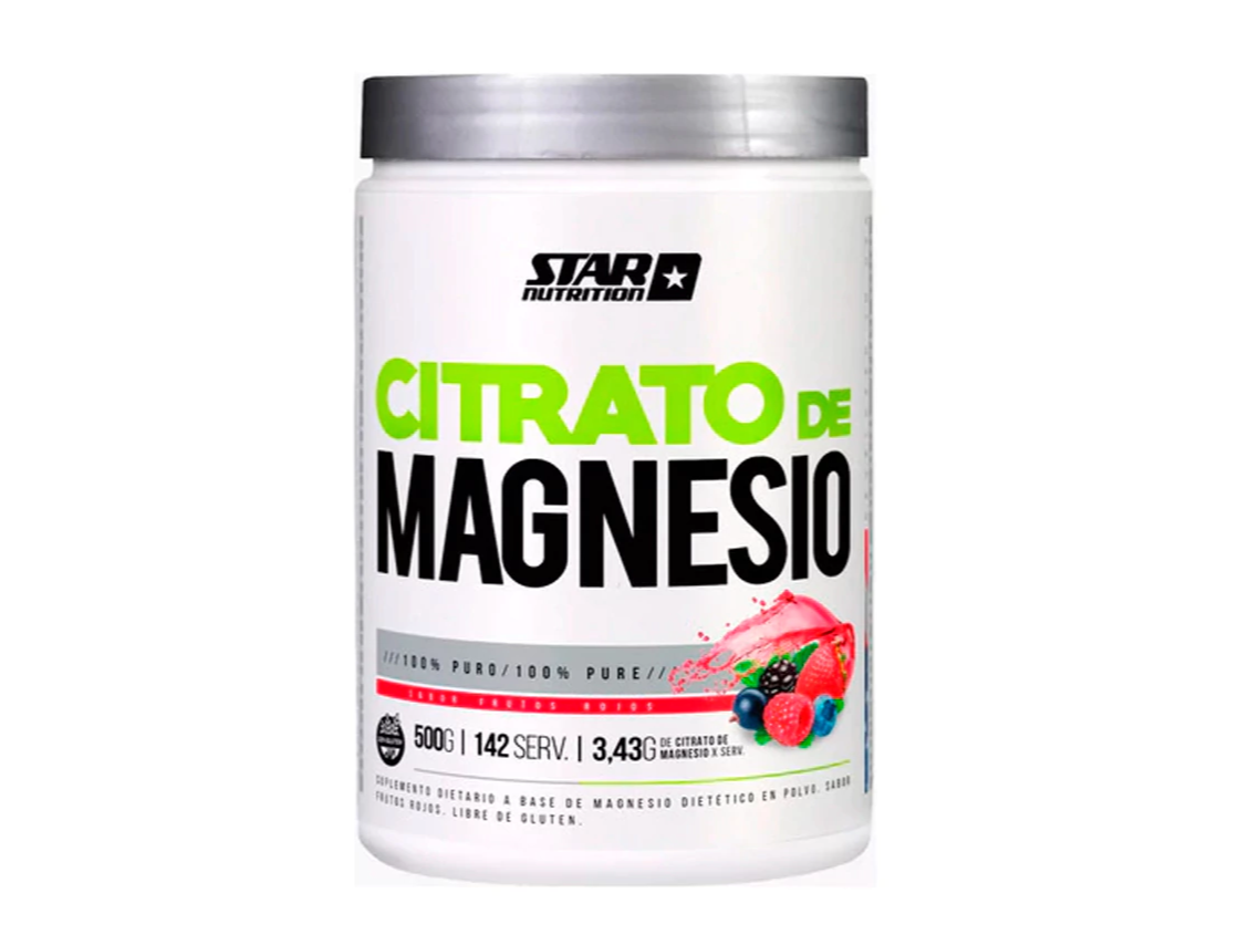 MAGNESIO SIN SABOR 500 GRS FRUTOS ROJOS