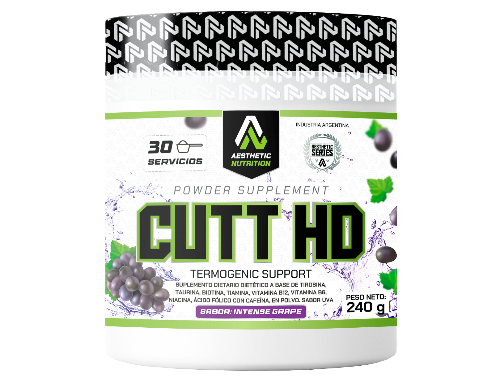 CUTT HD X 240 GR INTENSE GRAPE