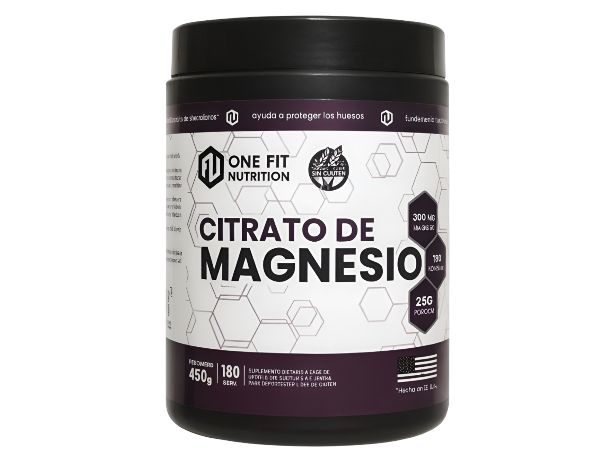 Magnesio Citrato 450 Gr 180 Servicios