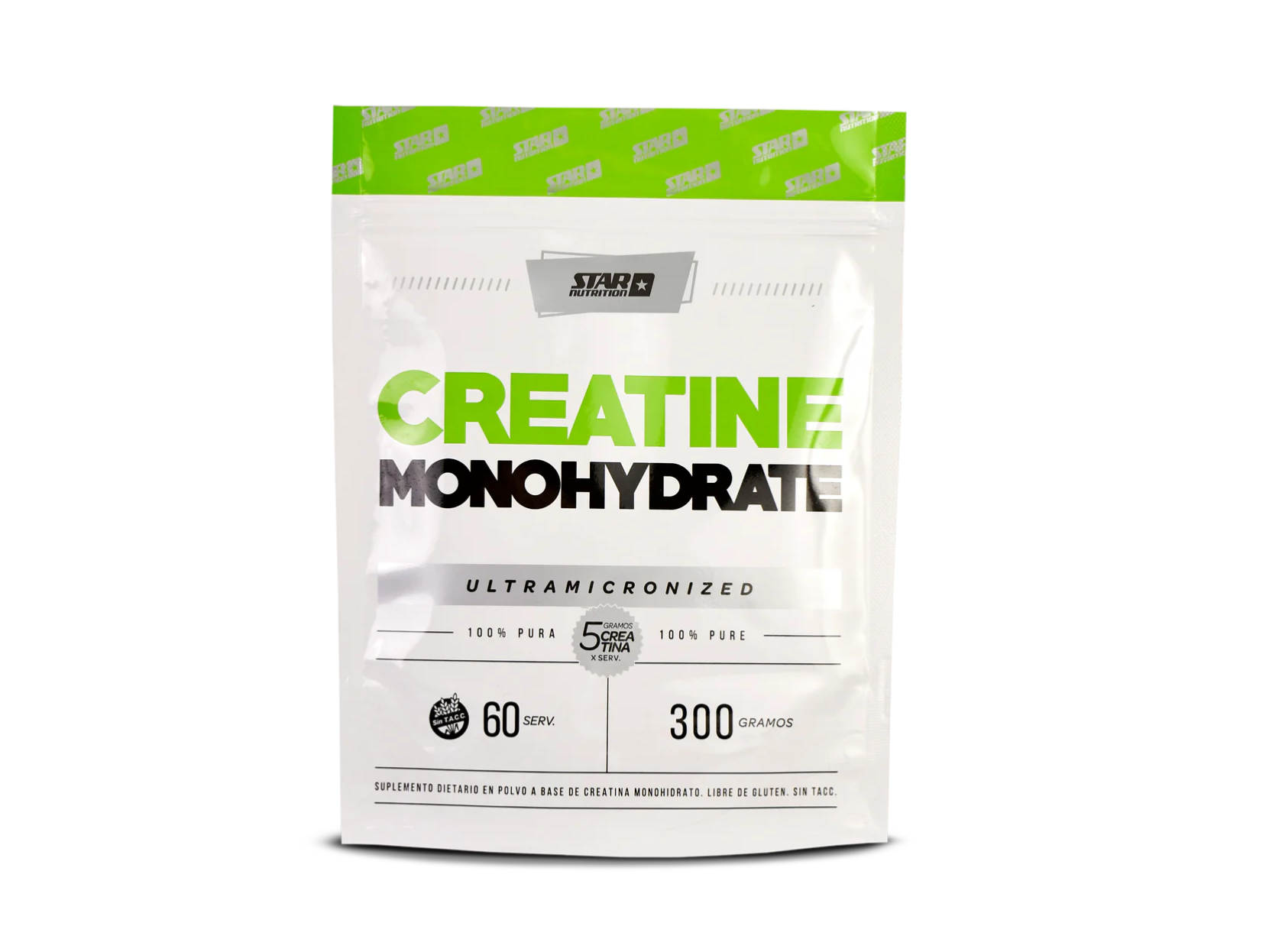 CREATINA MONOHIDRATO EEUU X 300 GRS DOYPACK