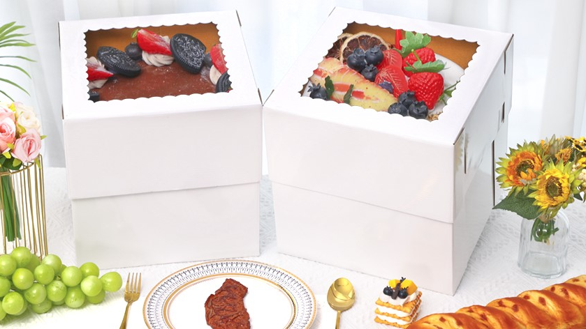 CAJAS PASTELERÍA- TORTERAS  PLASTICAS CON TAPAS CRISTAL