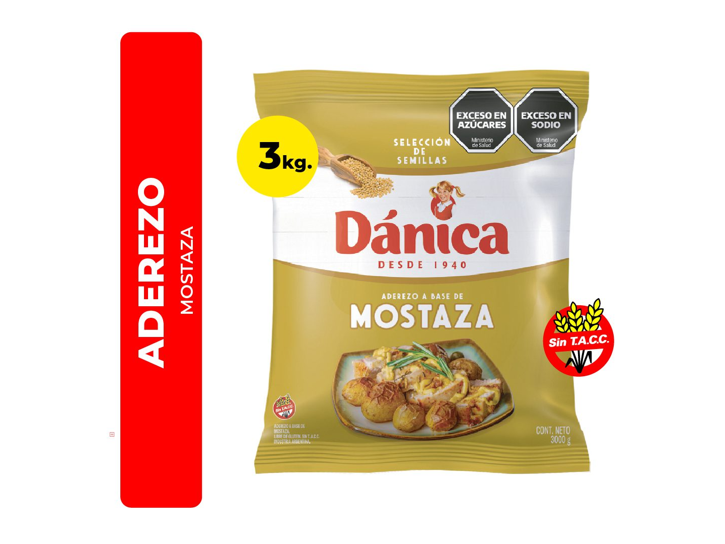 MOSTAZA 3 KG