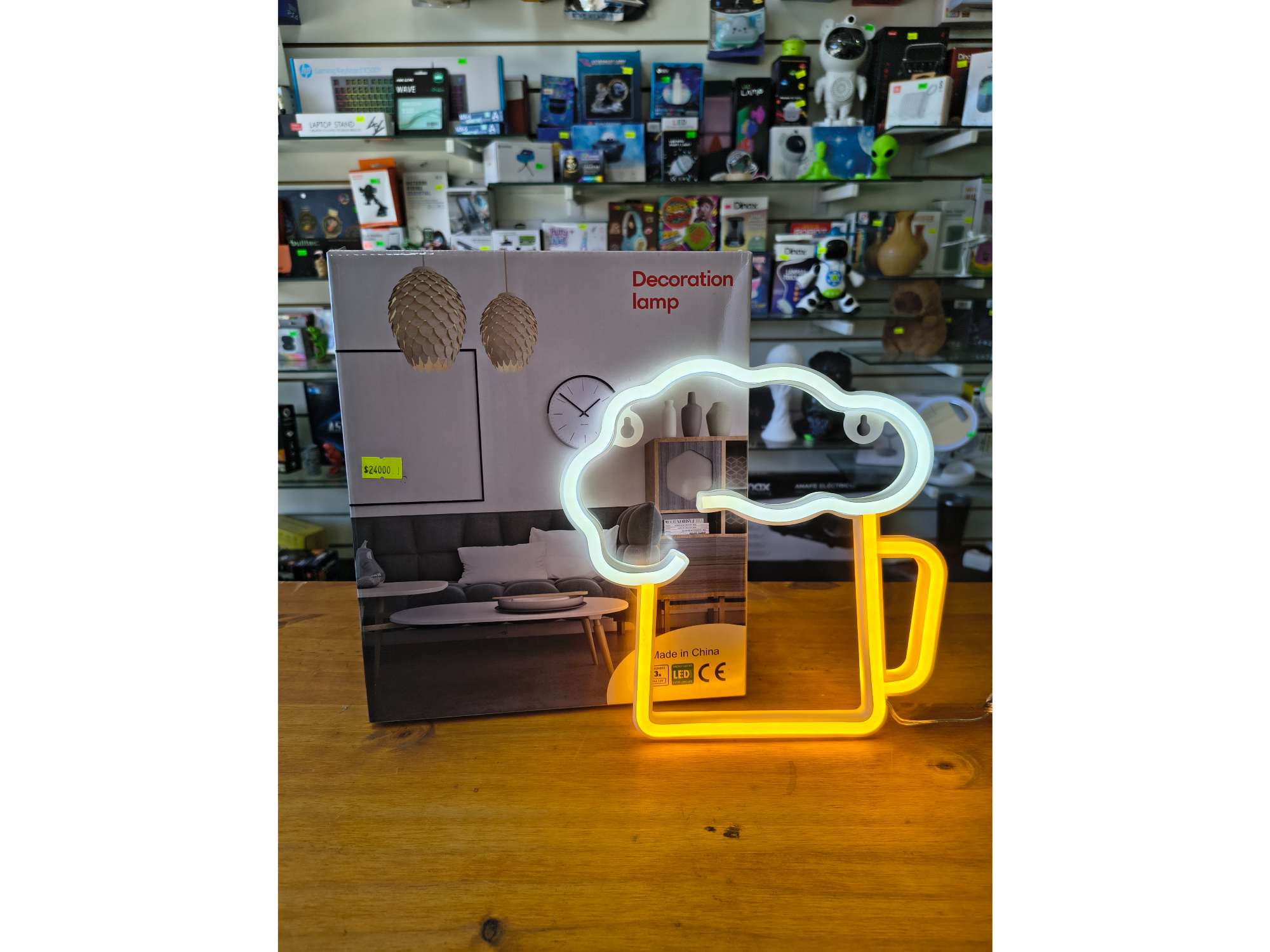 Cartel led cerveza led USB NEON