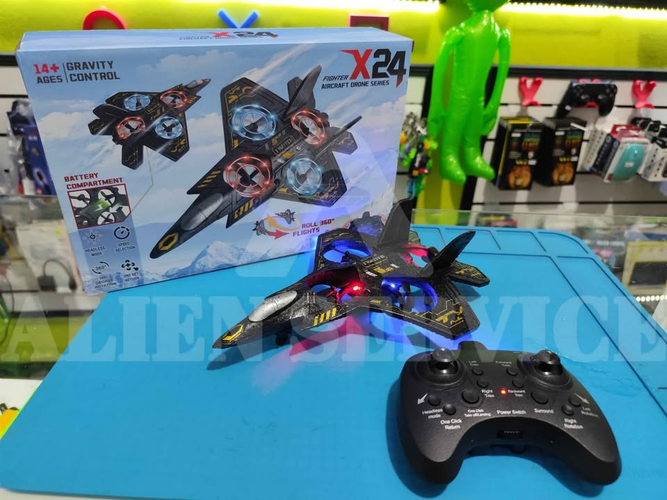 Avión de juguete a control remoto x24 Gravity control drone