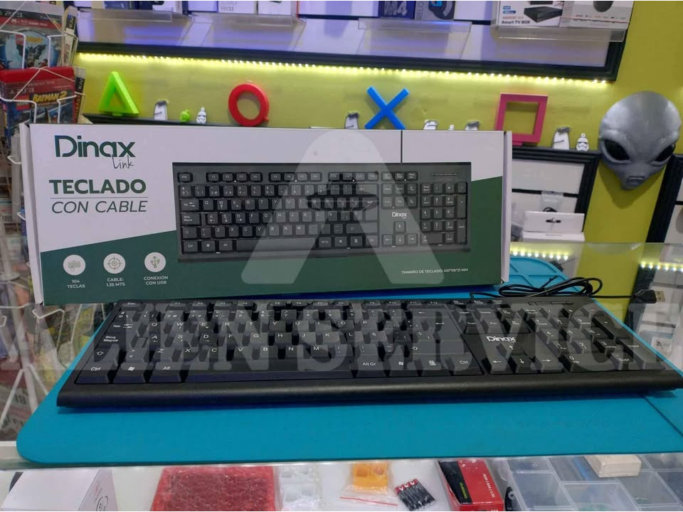 Teclado con cable Dinax