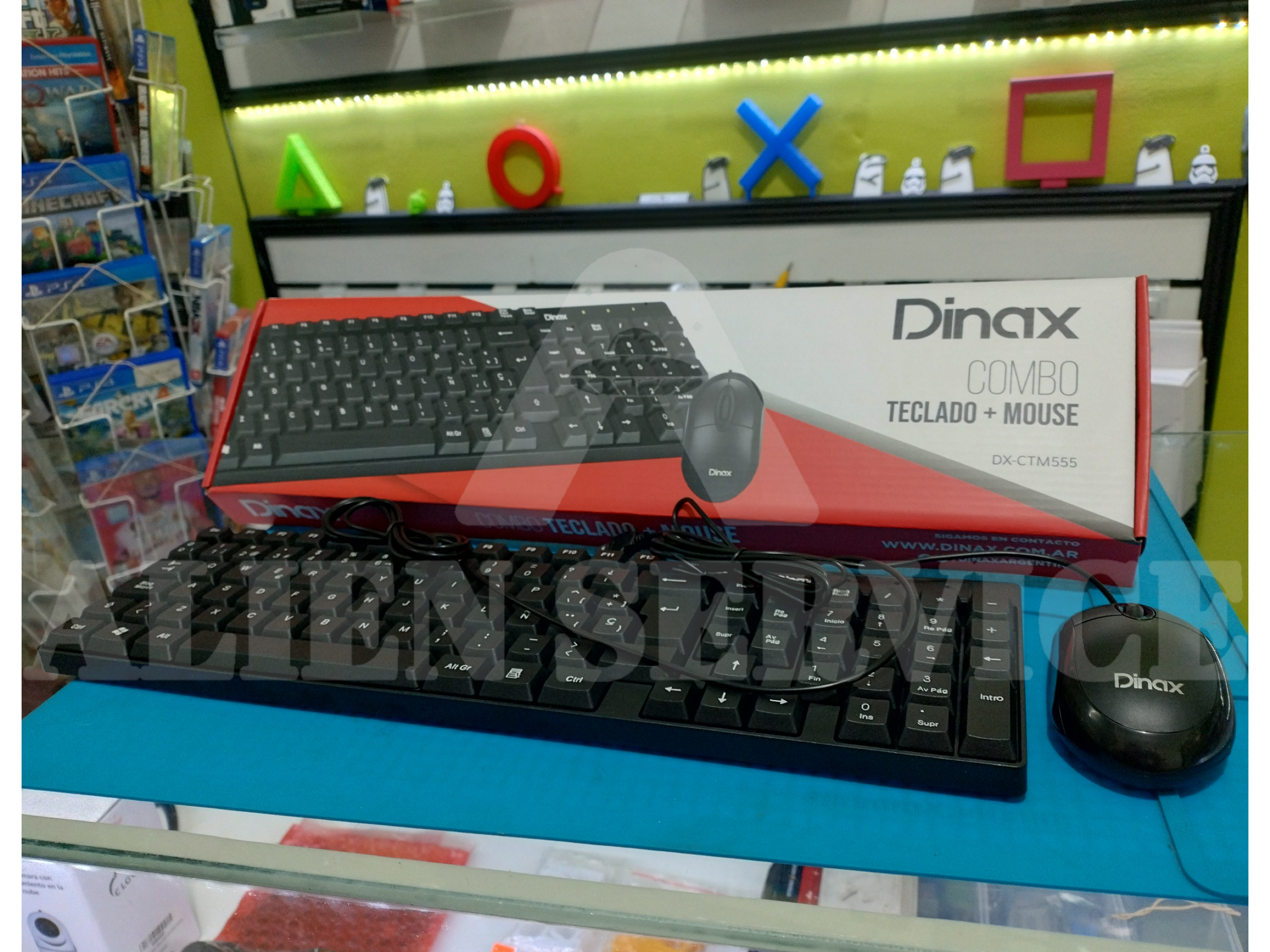 Teclado + mouse con cable Dinax