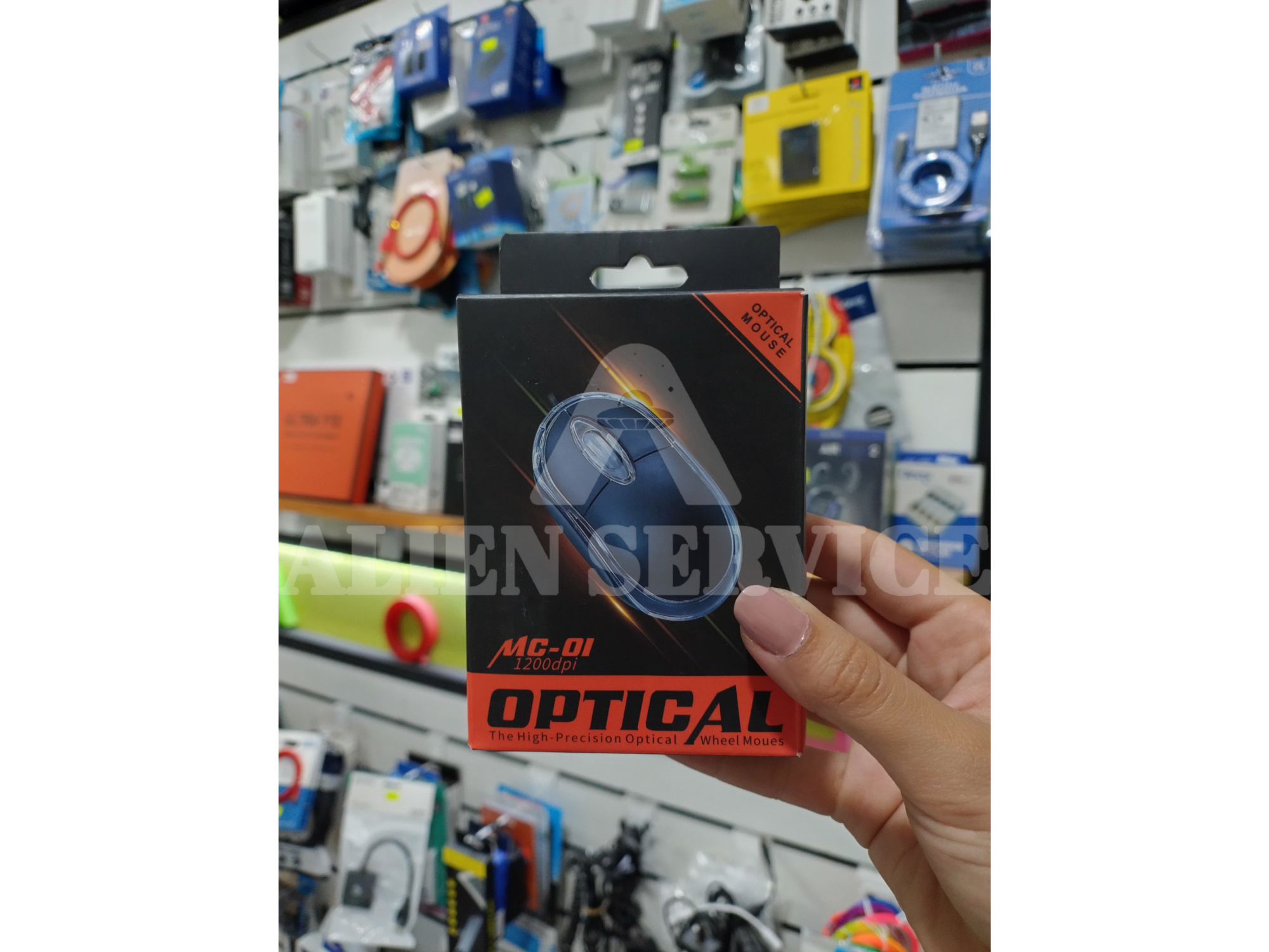 Mouse con cable optical