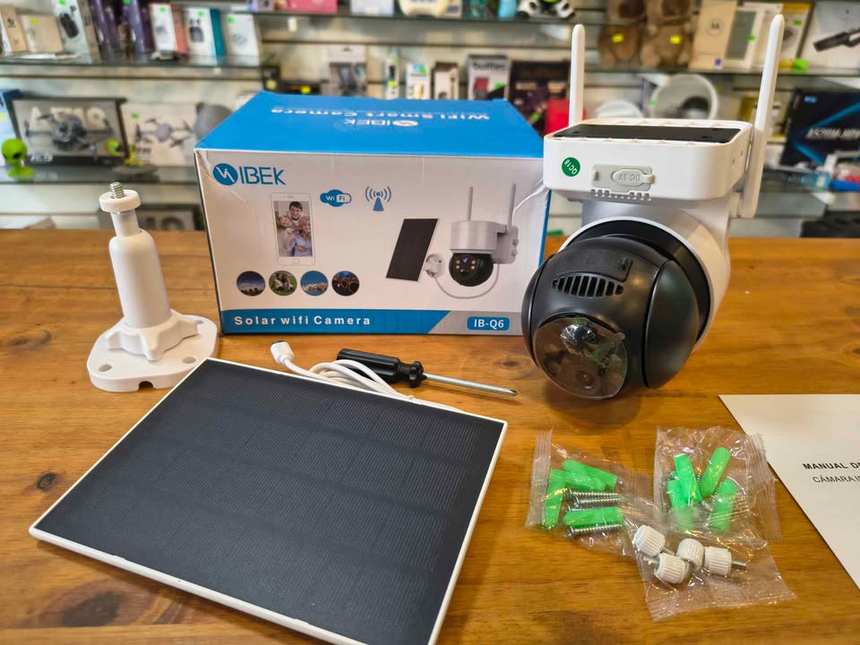 Cámara de seguridad ibek solar IB-Q6