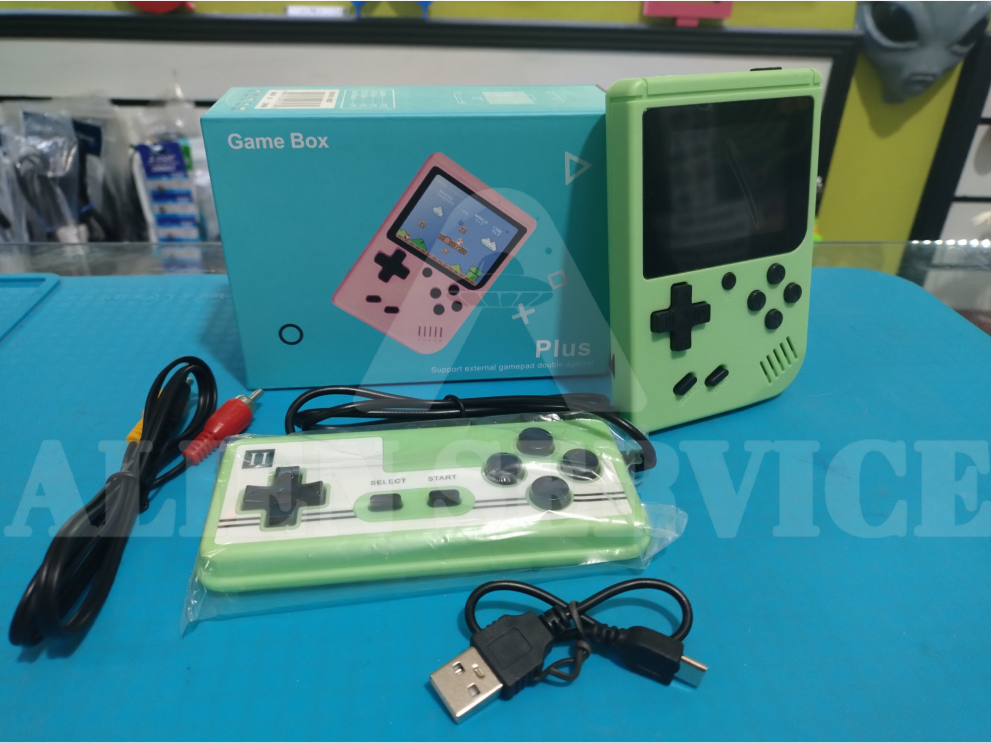 Consola game box plus con joystick 500 juegos
