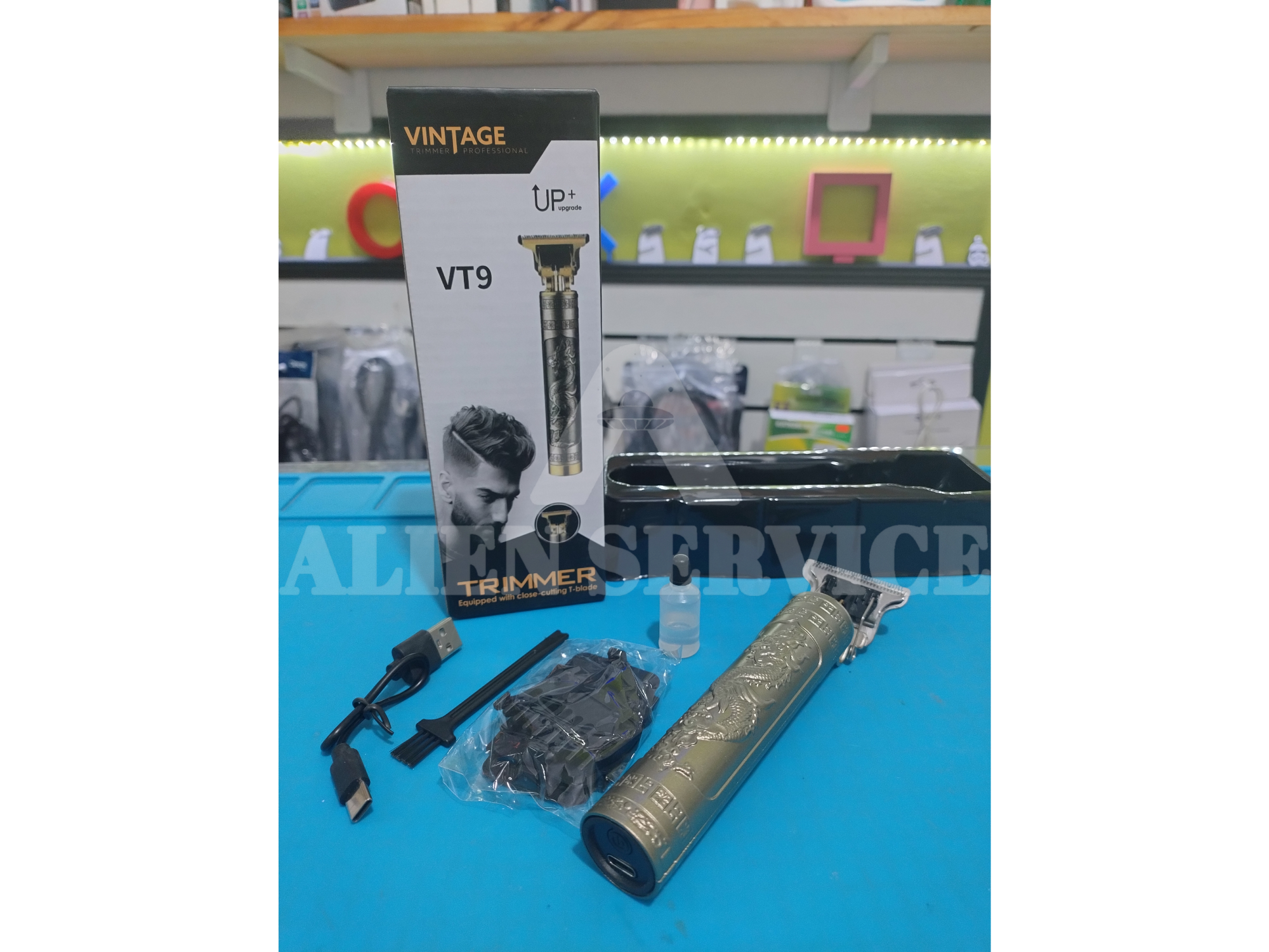 Corta pelo vintage patillera t9 tipo c plástico