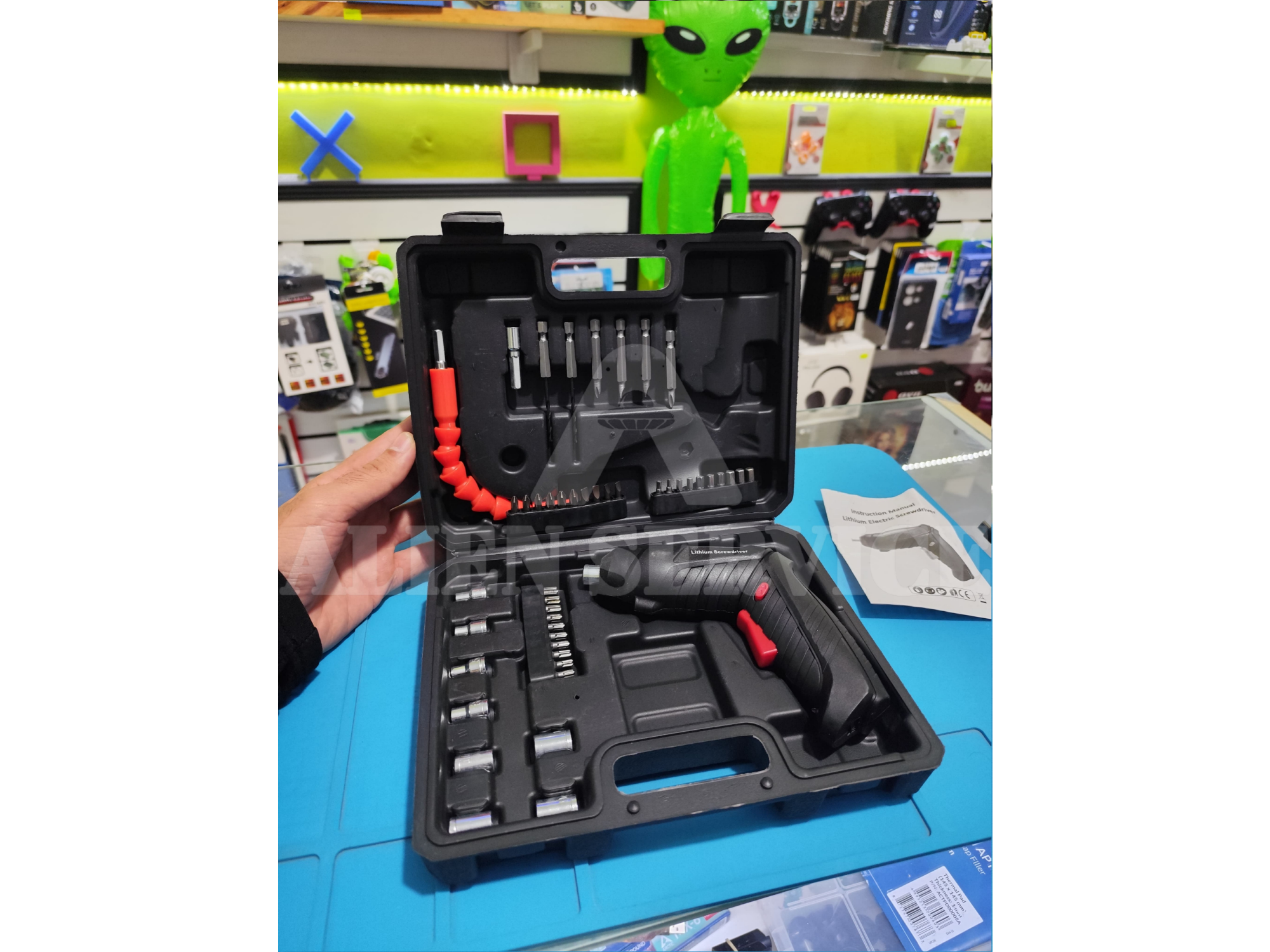 Maletin destornillador eléctrico 47 piezas