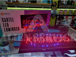 Cartel luminoso oryx kiosco