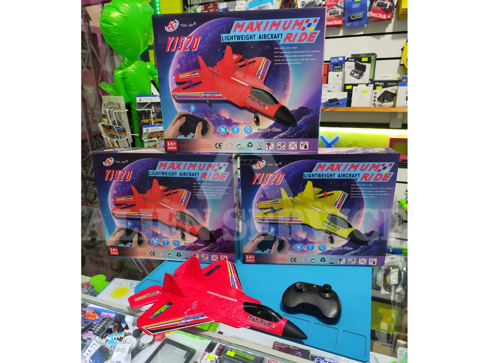 Avión a control remoto maximum ride