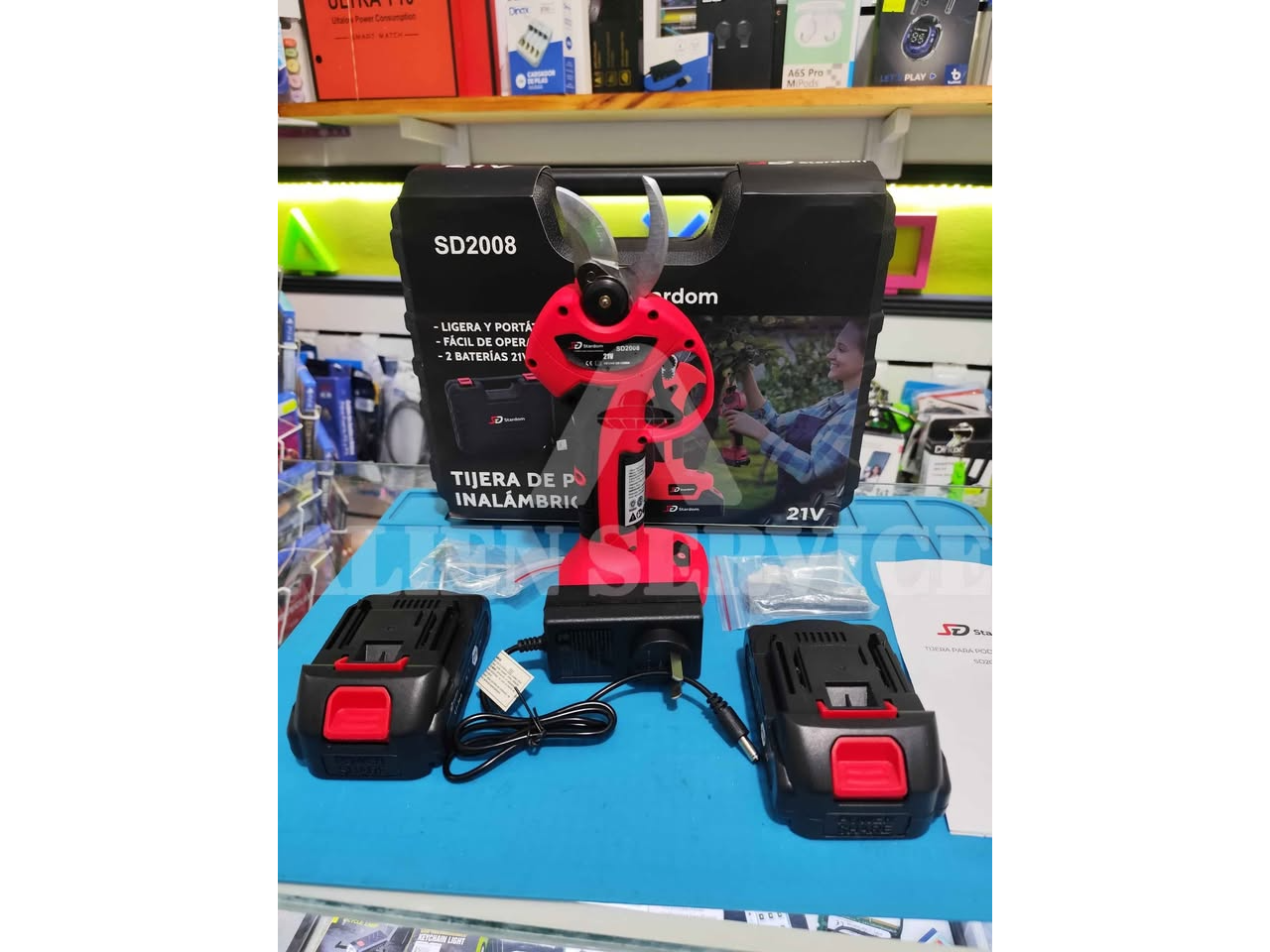 Tijera de podar inalámbrica stardom sd2008