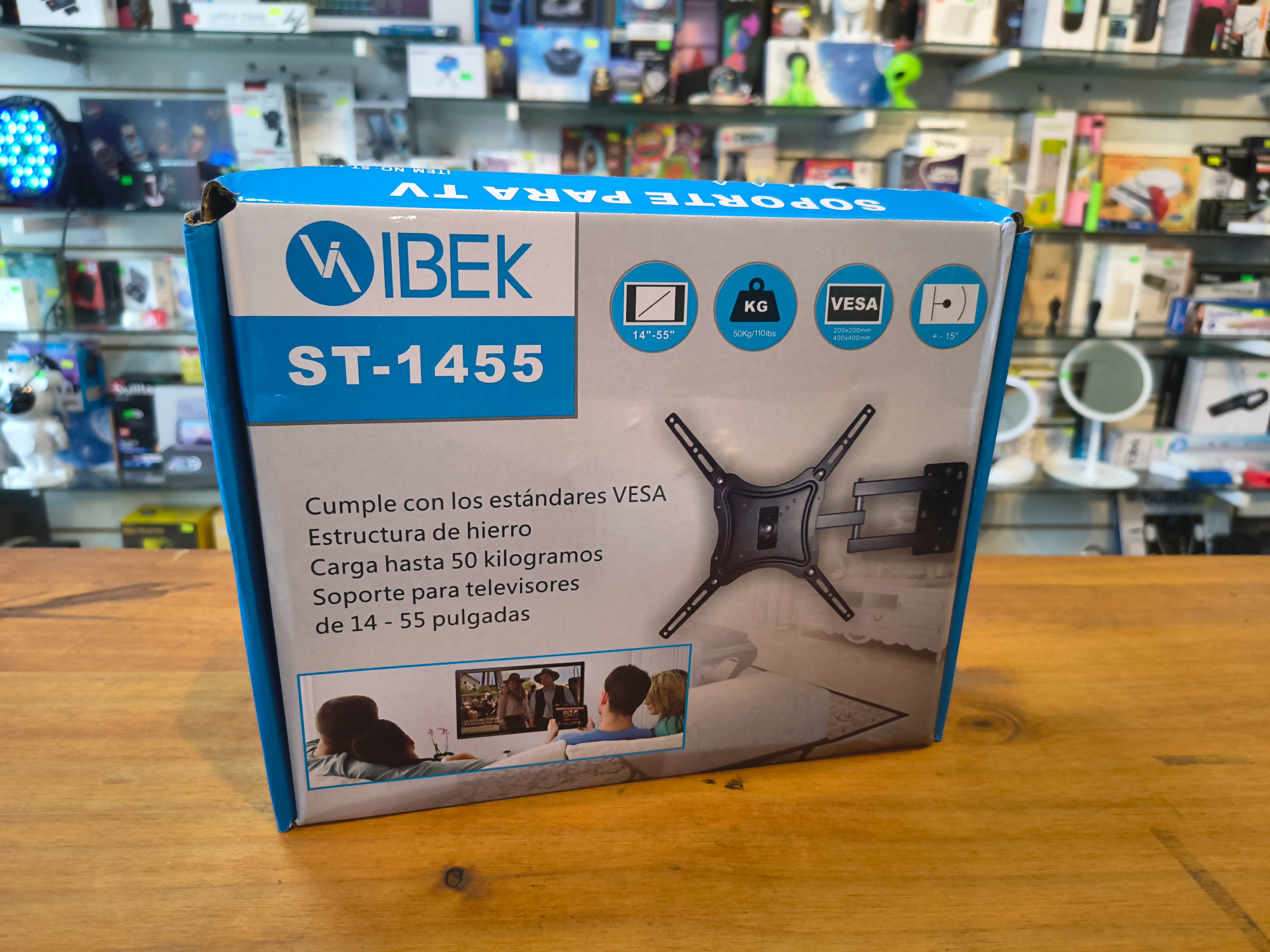 Soporte para TV 14" a 55" con brazo