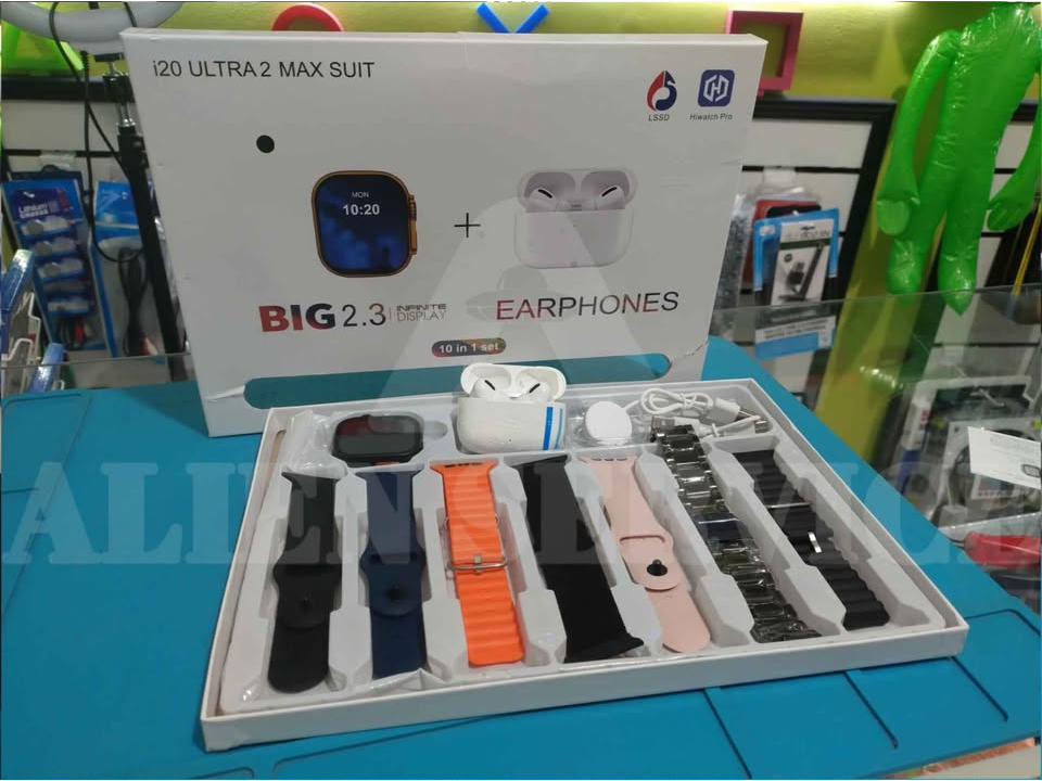 Reloj Smartwatch + Auriculares I20 ULTRA 2 MAX SUIT