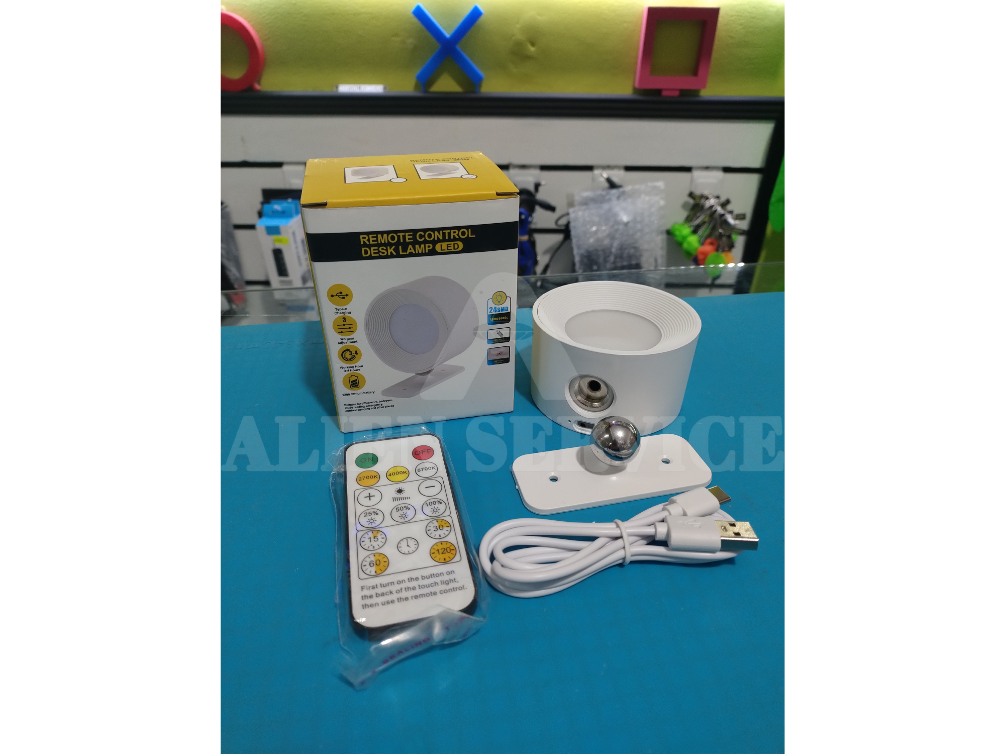 Lámpara imantada con control remoto