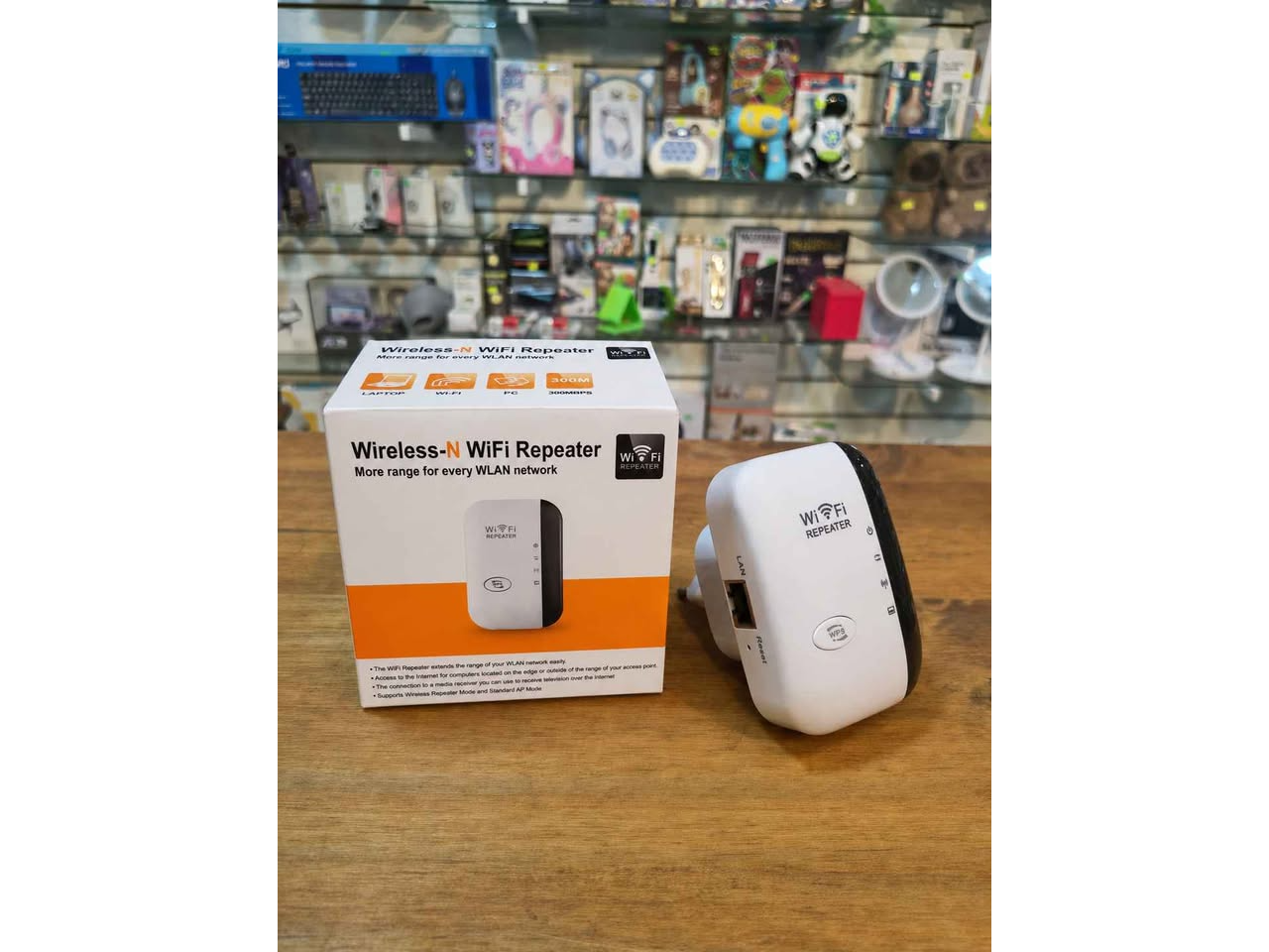 Repetidor wi-fi extender access point 300 mbps